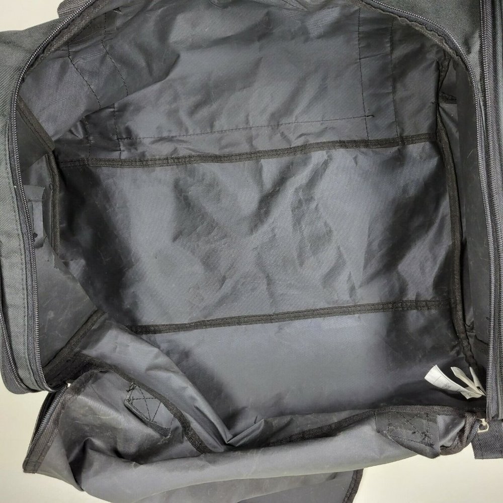 Walt Disney World 1971 Mickey Mouse Black Duffel Bag Travel Gym Tote Disney Park - Picture 11 of 11